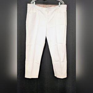 Vintage America Blues White Boyfriend Jeans Pants 16/33